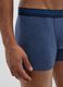 Tripack of stretch cotton blue regular fit boxers_3