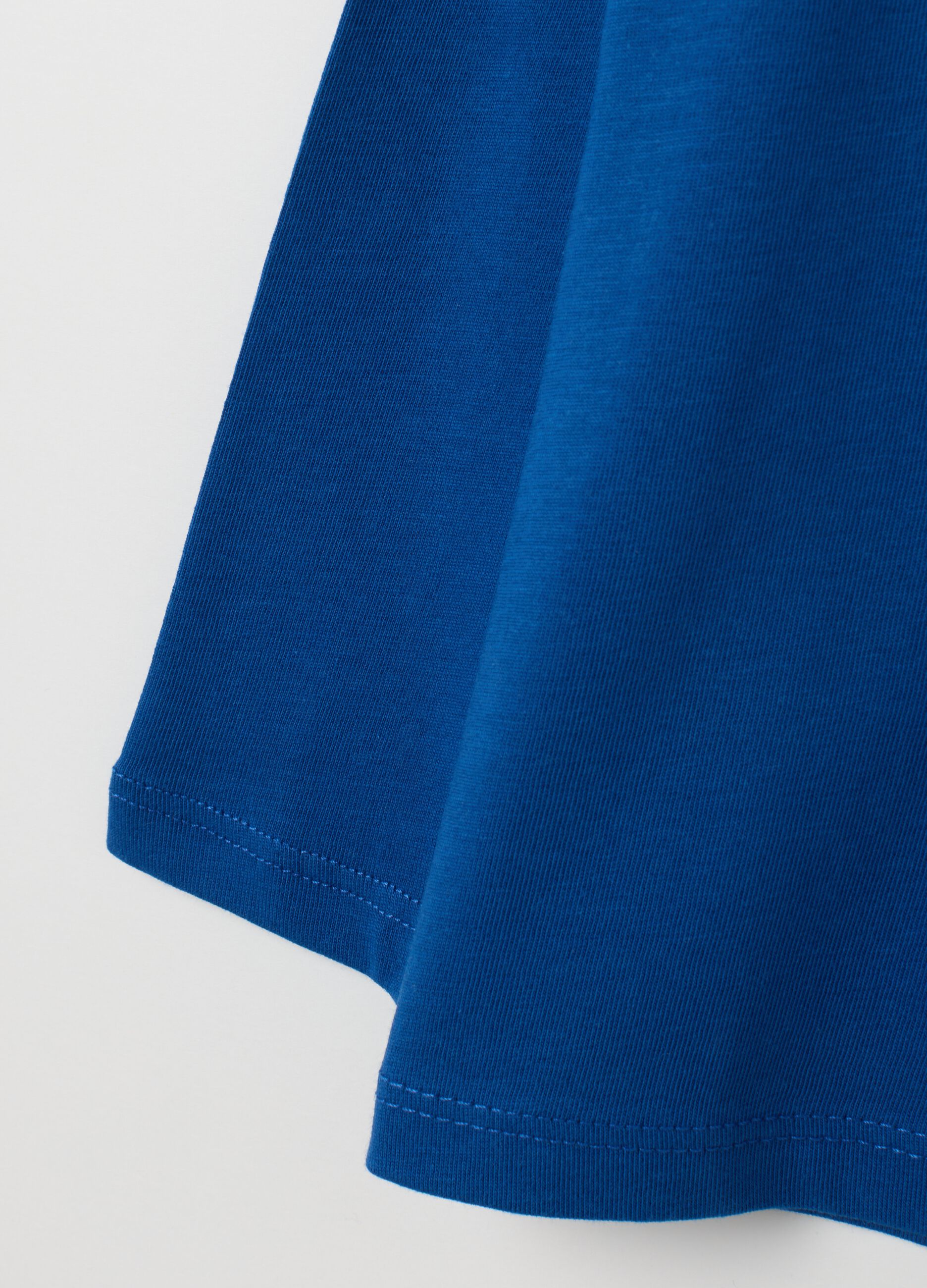 Boys' blue pure cotton regular fit top