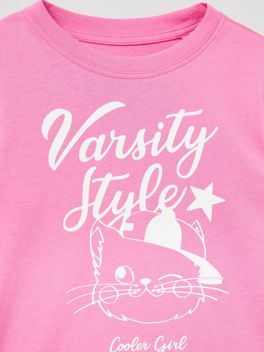 T-shirt a maniche lunghe con stampa_2