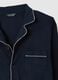 Pigiama blu in puro cotone regular fit_5