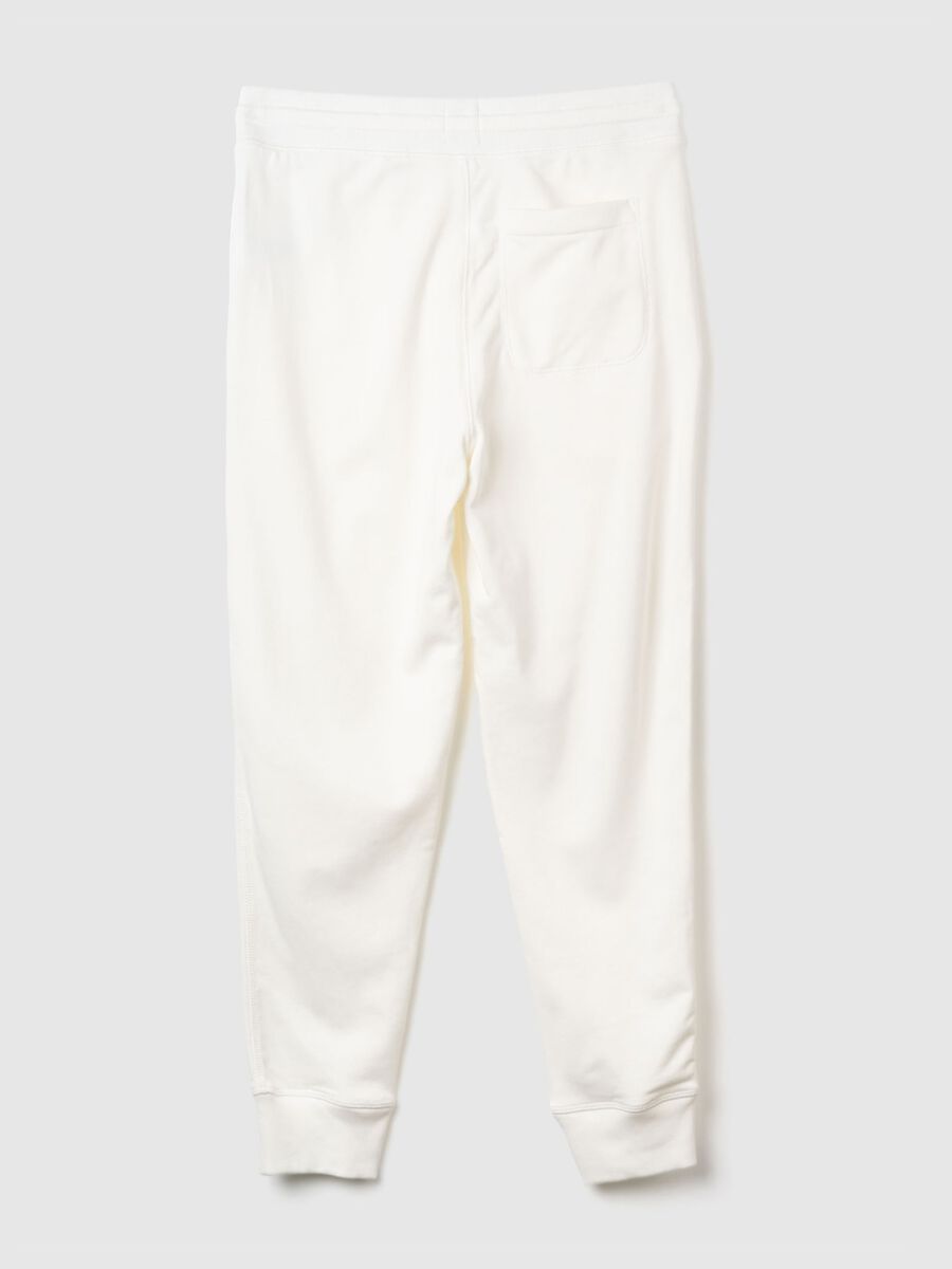 Joggers in French Terry con ricamo logo_1