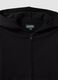 Felpa nera con cappuccio in puro cotone organico per bambino regular fit_2