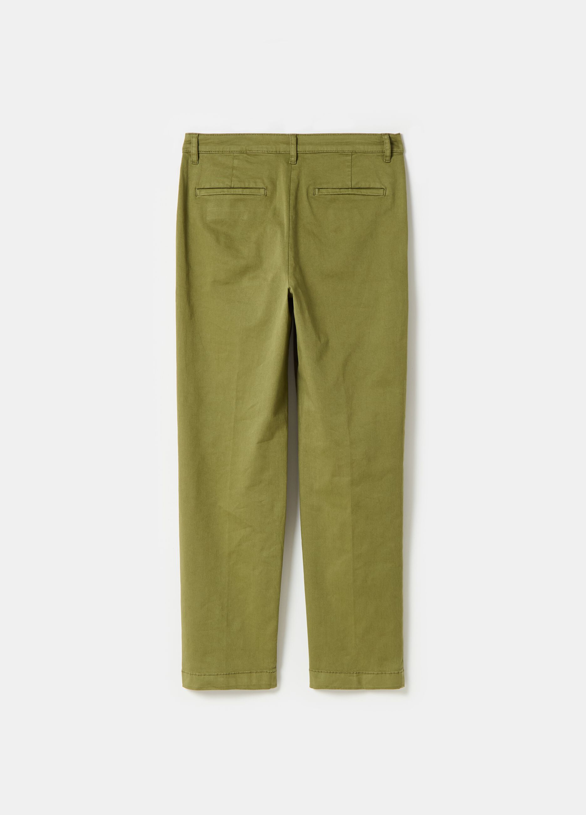 Stretch cotton chinos