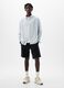 Relaxed-fit Bermuda shorts in stretch cotton_0