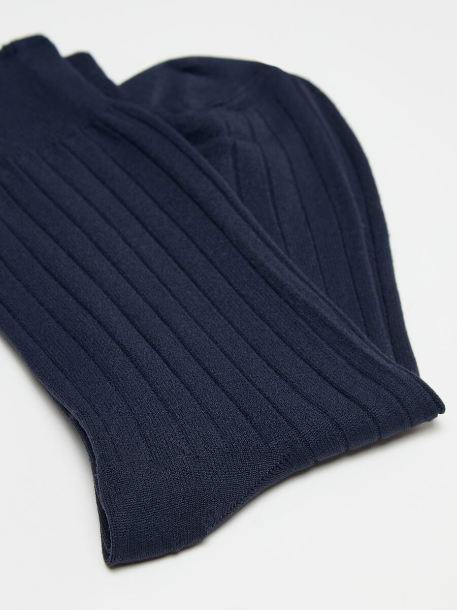 Two-pair pack short ribbed socks_2