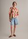 Multicolour pure cotton shirt with bold print and oversized fit_1