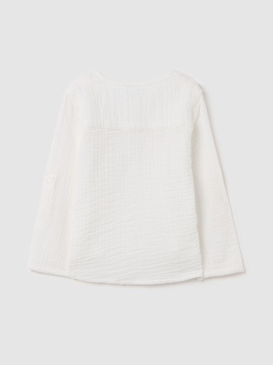 Waffle weave shirt_1