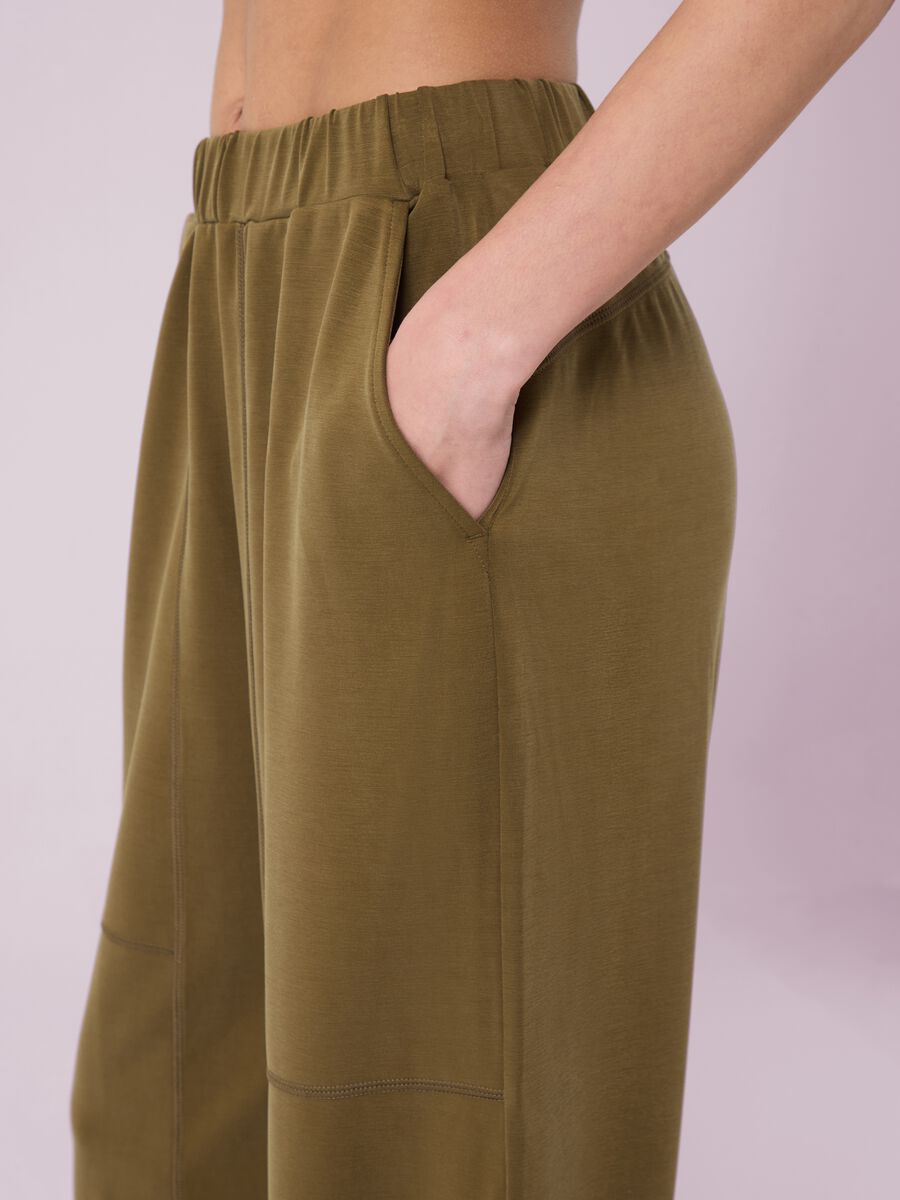 Pantaloni jogger con vita elasticizzata ALTAVIA STUDIO_3