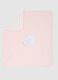Pink cotton baby blanket with teddy bears_1