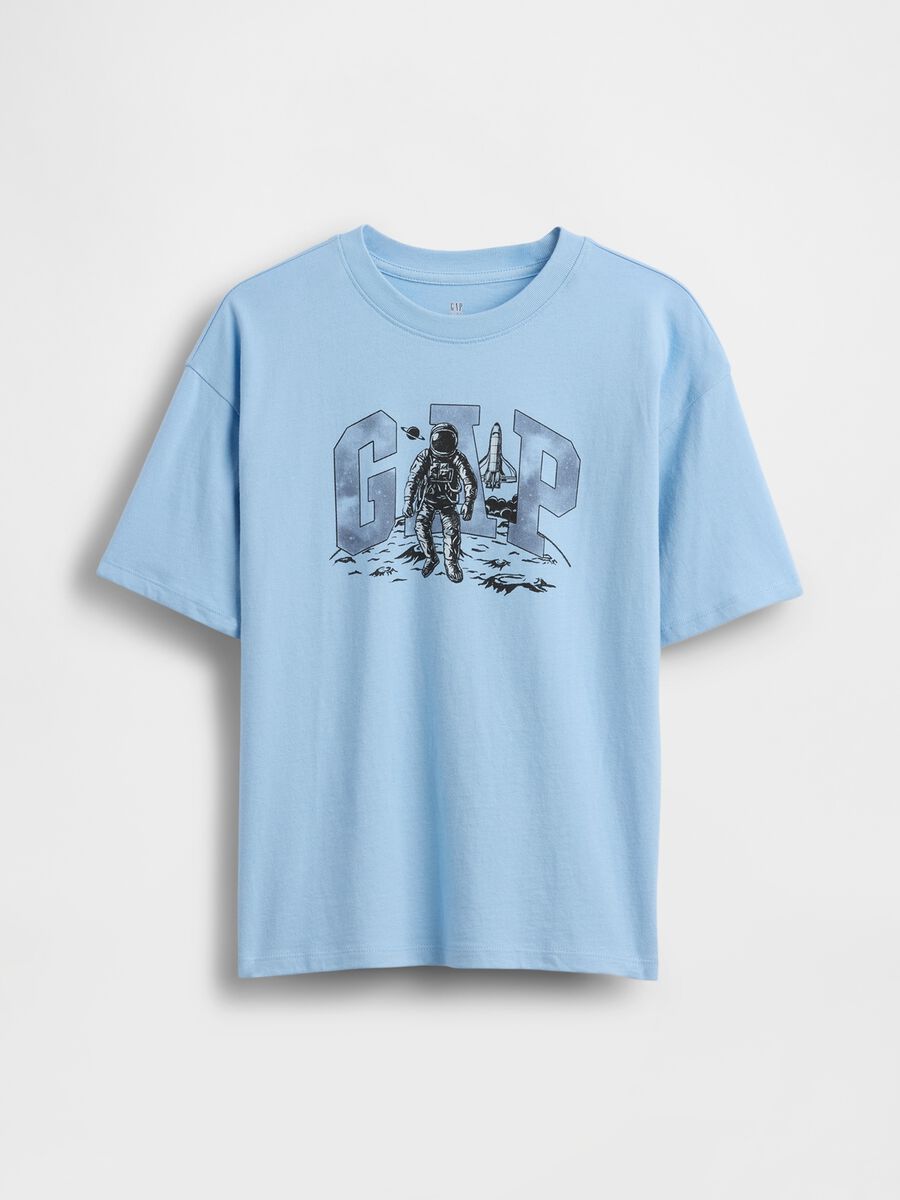 Pure cotton short-sleeve printed T-shirt_0