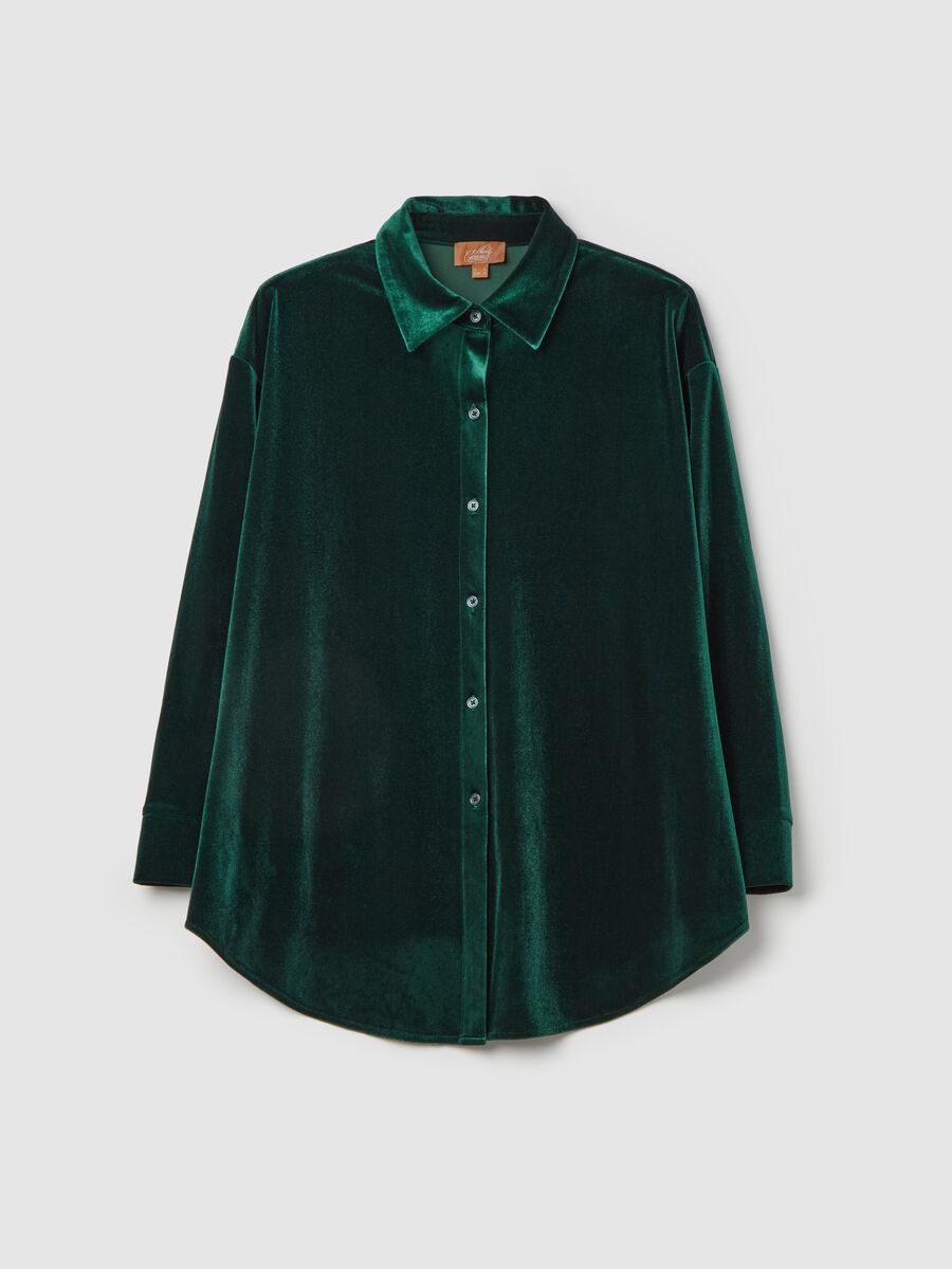 Maternity shirt in velvet_4
