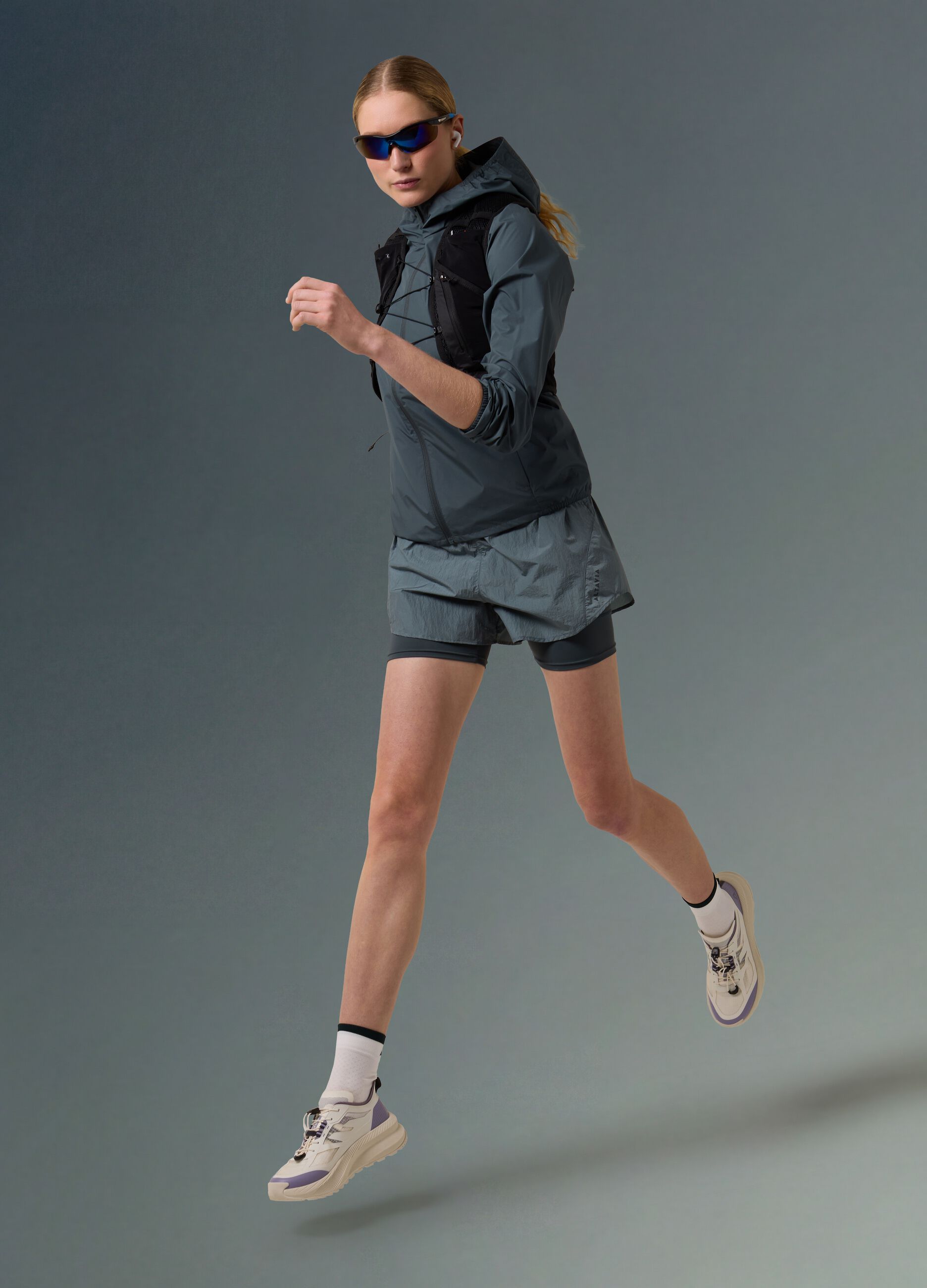 ALTAVIA RUNNING SHORTS WITH DEBORAH COMPAGNONI