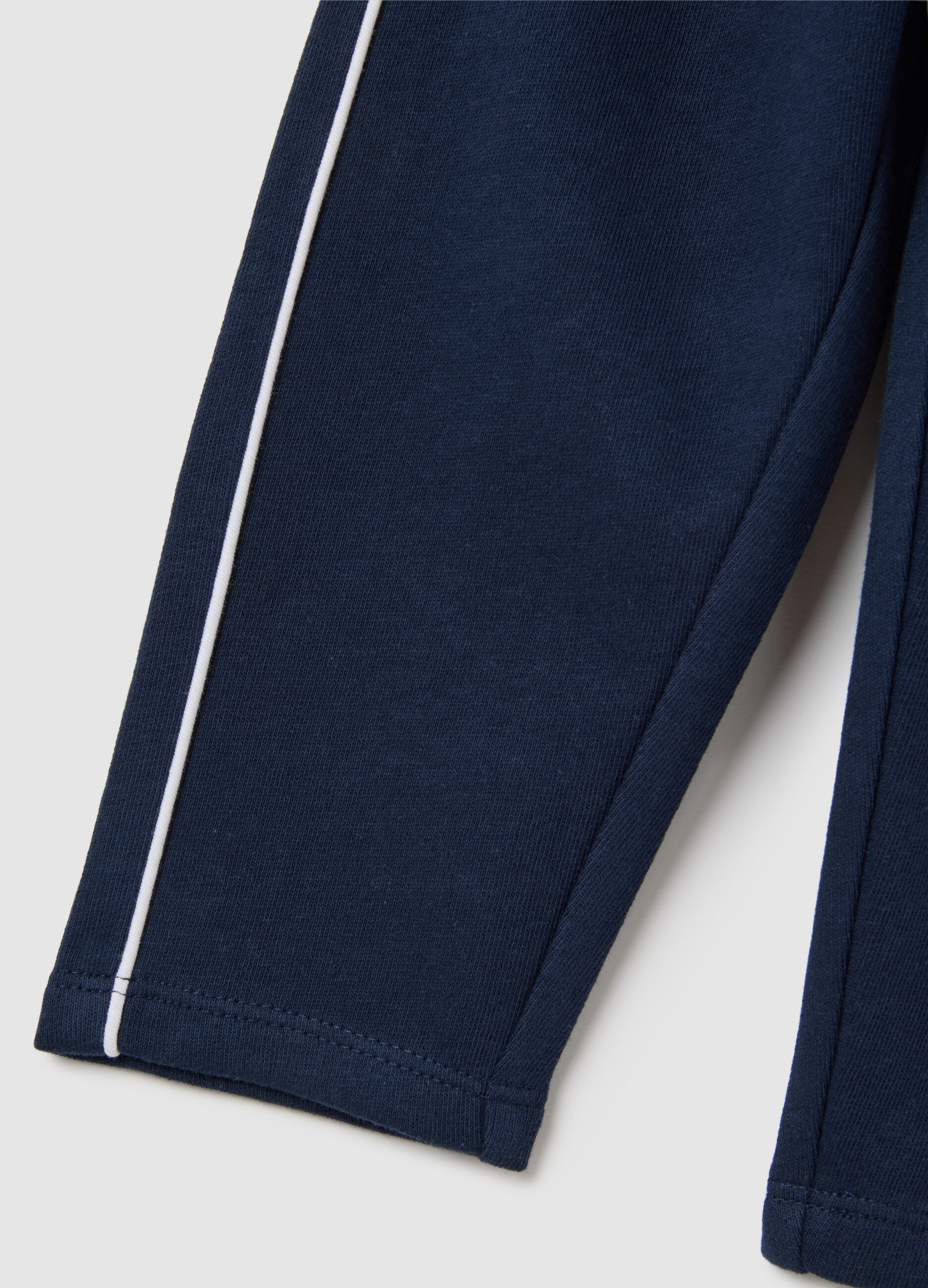 Children's blue cotton joggers regular fit