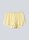 ALTAVIA COURT yellow pleated sports shorts in stretch fabric with removable inner short_6