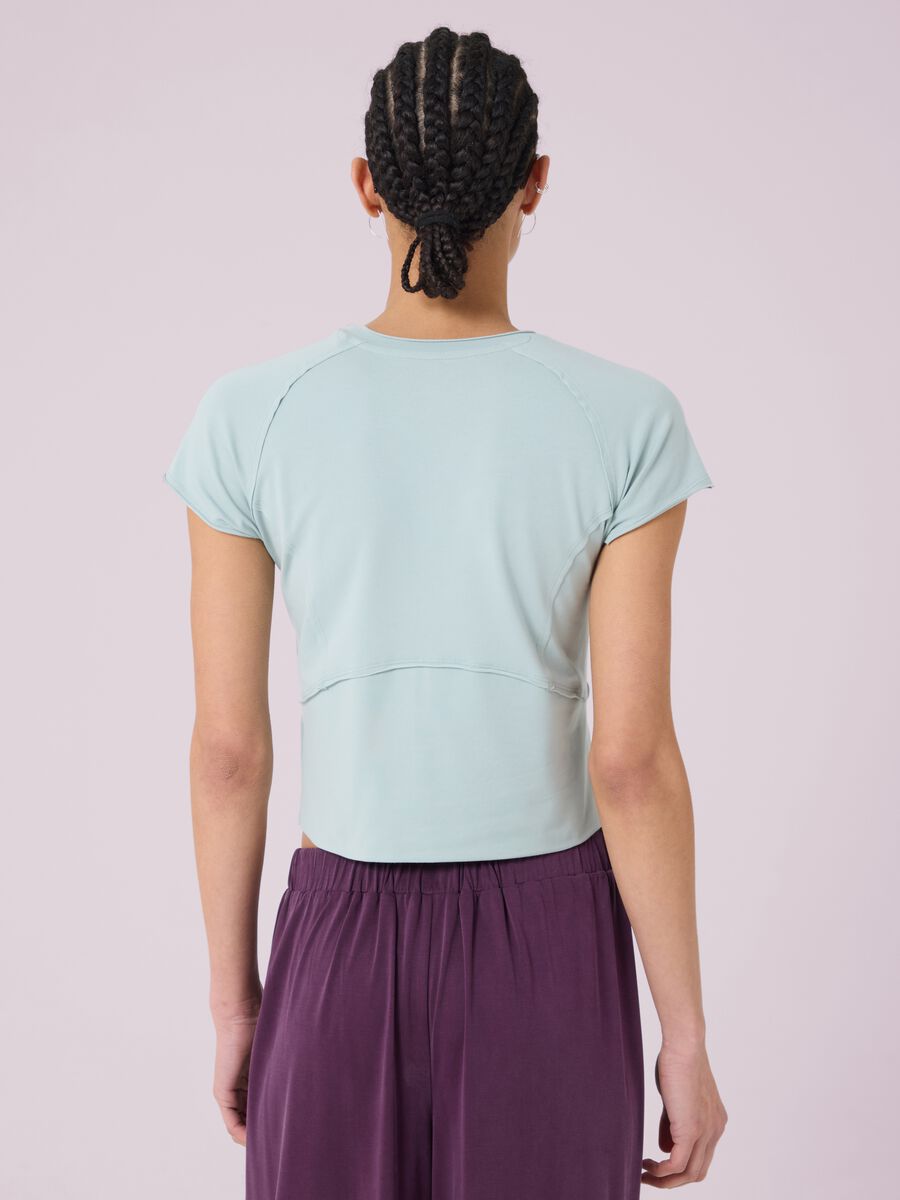Cropped T-shirt with exposed seams ALTAVIA STUDIO_3