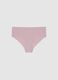 Women's pink stretch fabric briefs_4