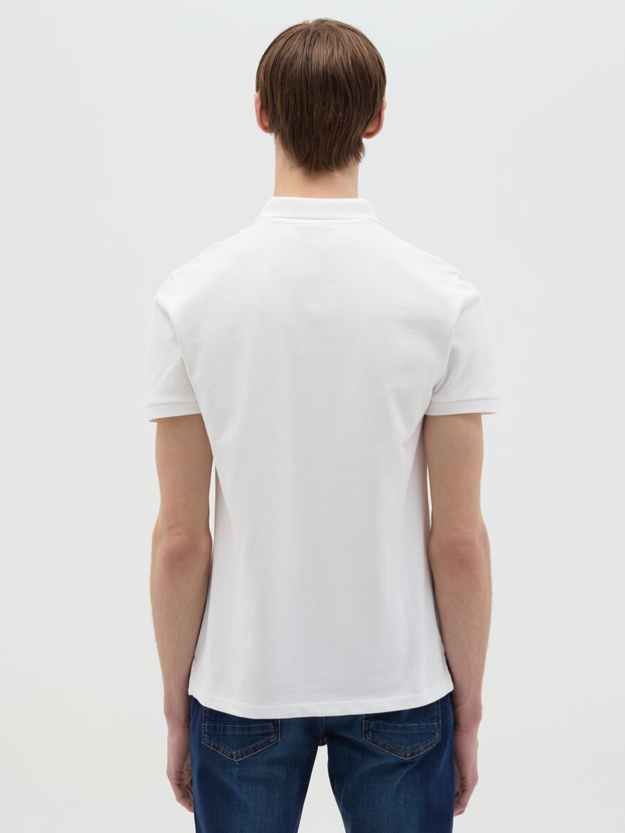 Polo shirt in organic cotton piquet_3
