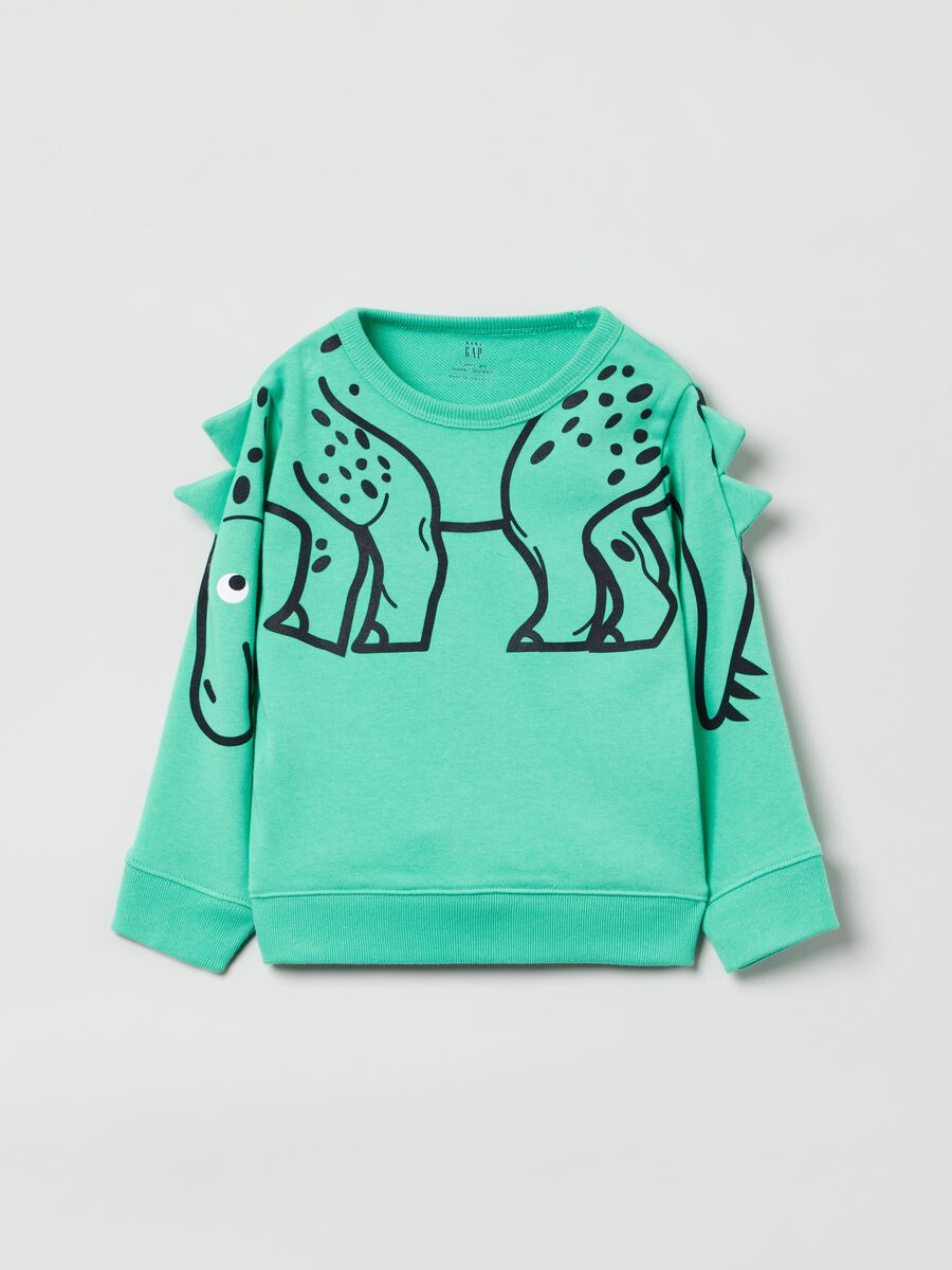 Sweatshirt with dinosaur print_0