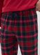 Multicoloured checked pure cotton pyjama trousers_3