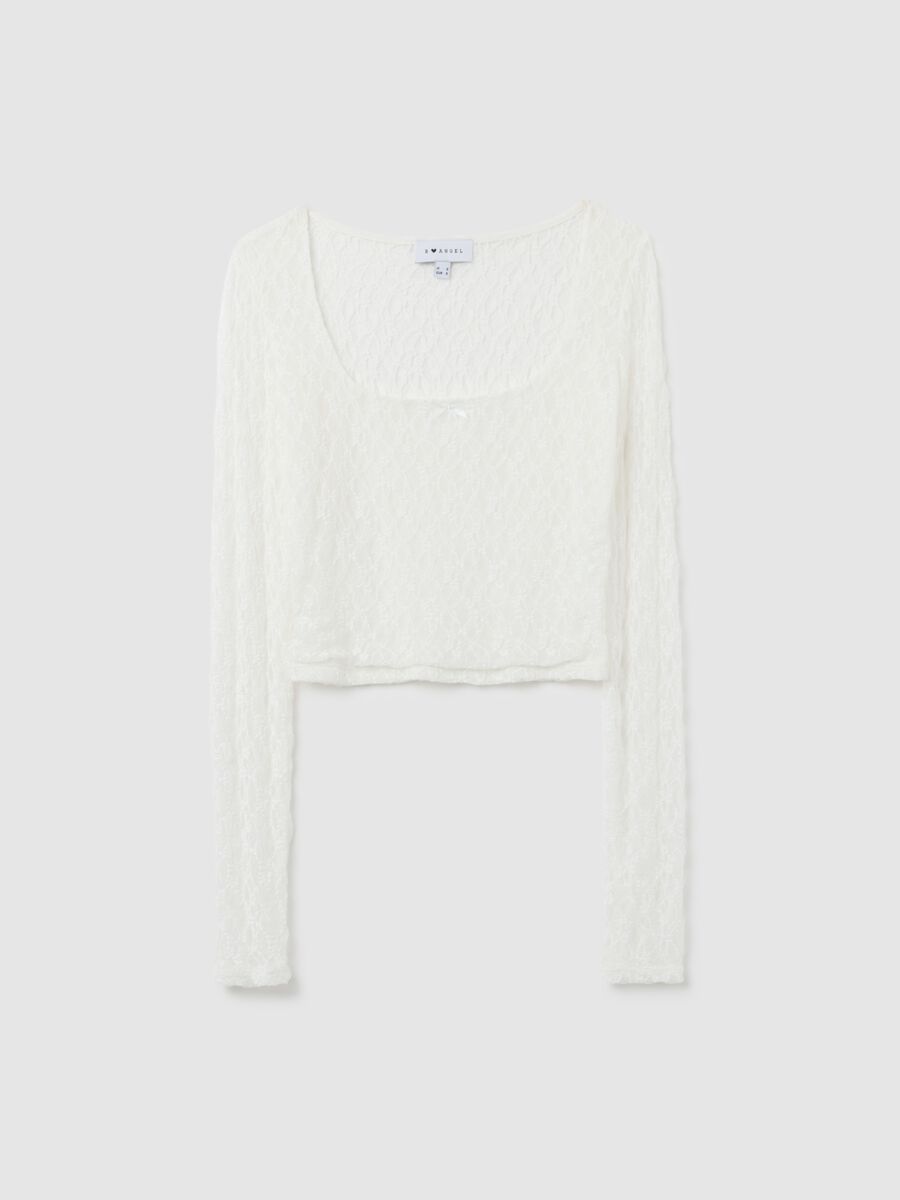 White long top in stretch fabric_4