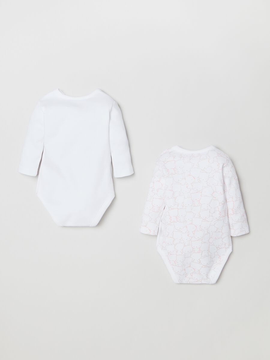 Bipack body in cotone con stampa_1