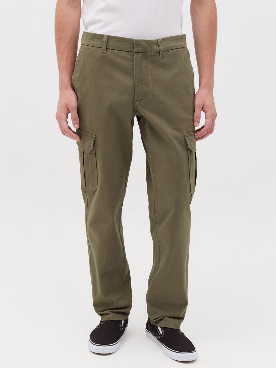 Pantalone cargo slim fit_1