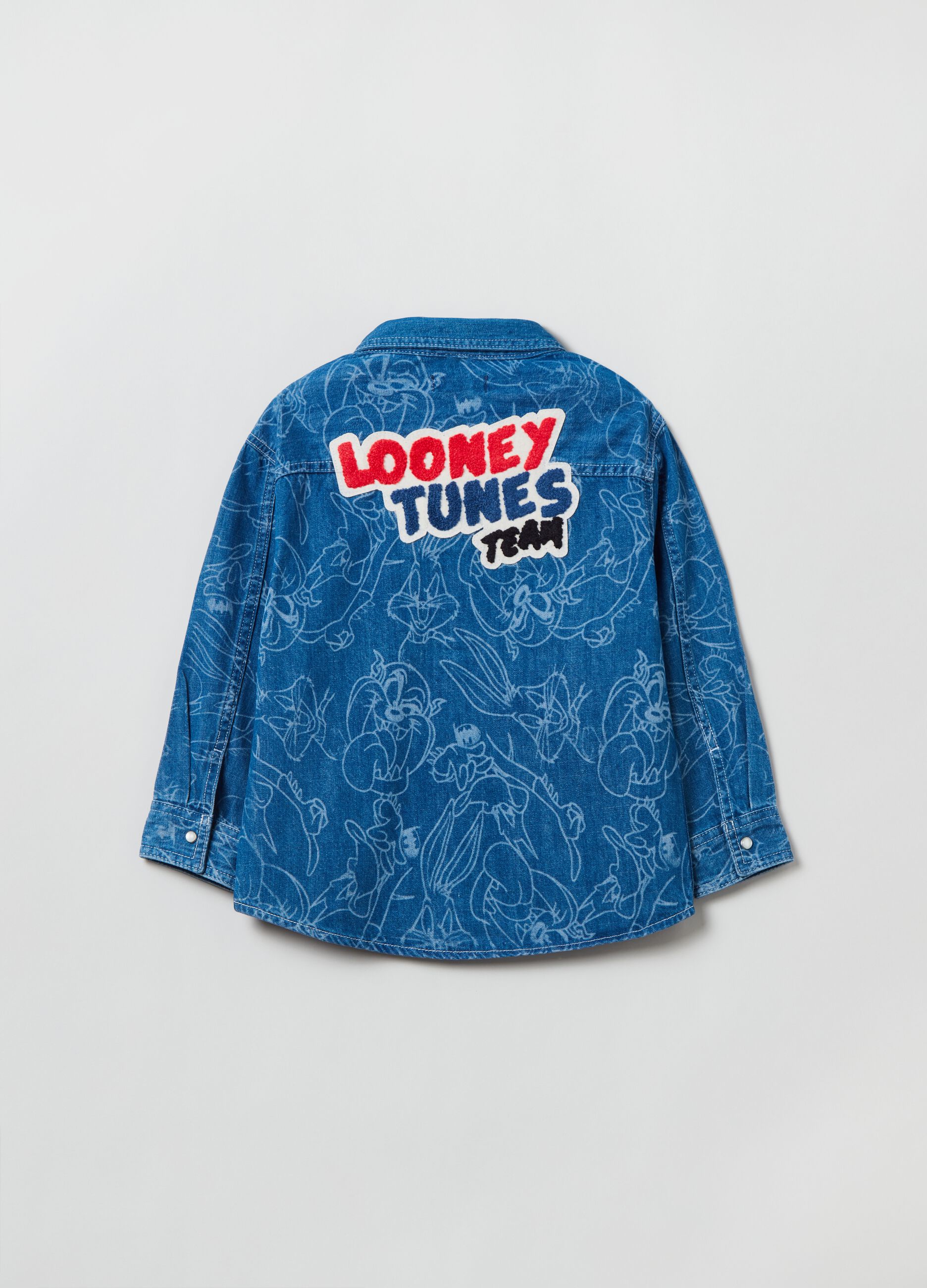 Shacket in denim 100° Anniversario_1