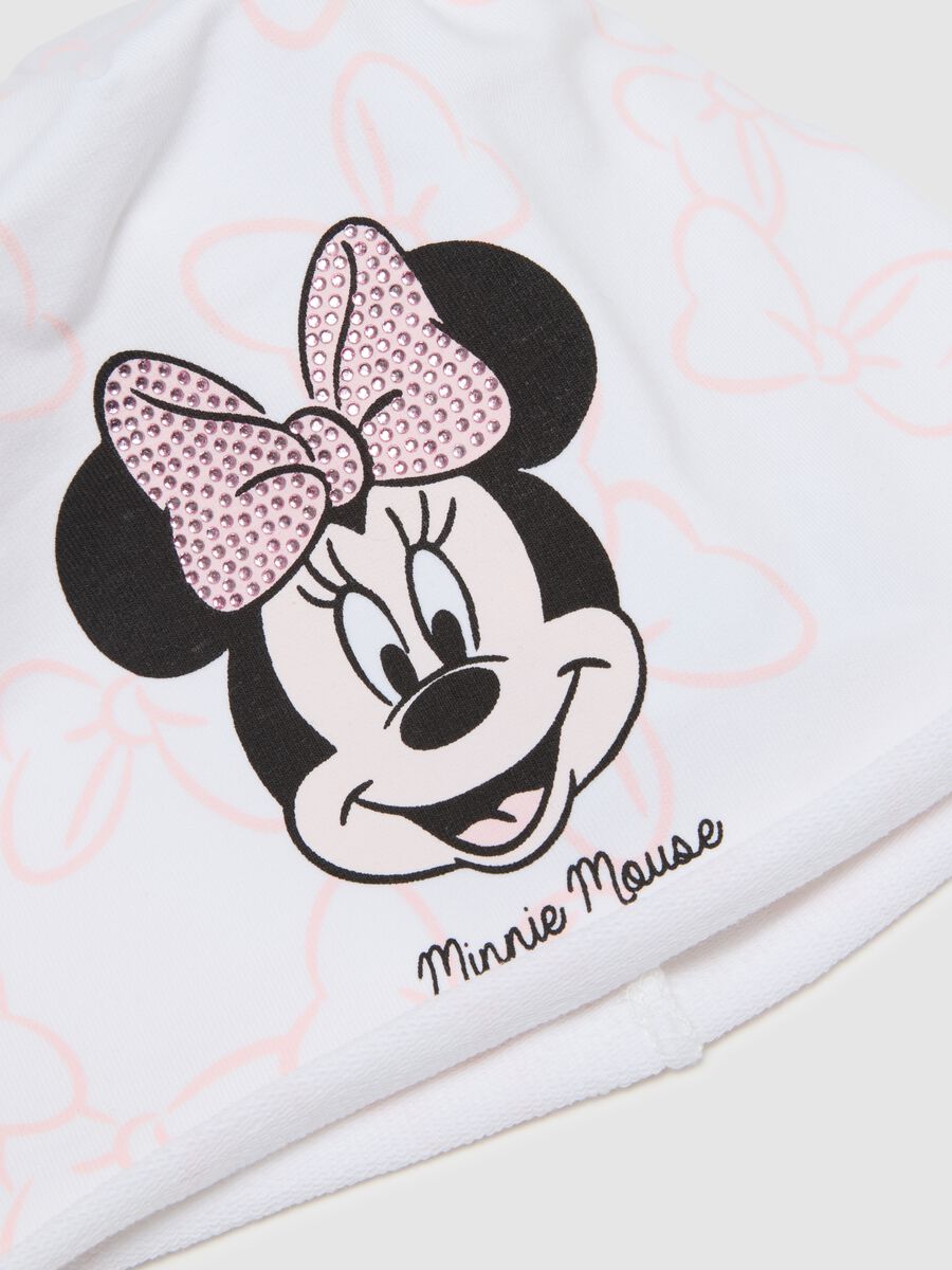 Girl's multicolour stretch cotton hat with print_2