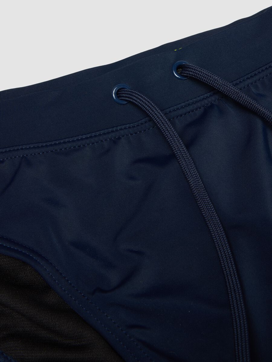 Blue stretch swim briefs_1