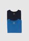 Bipack of Blue Short Sleeve Cotton T-shirts_3