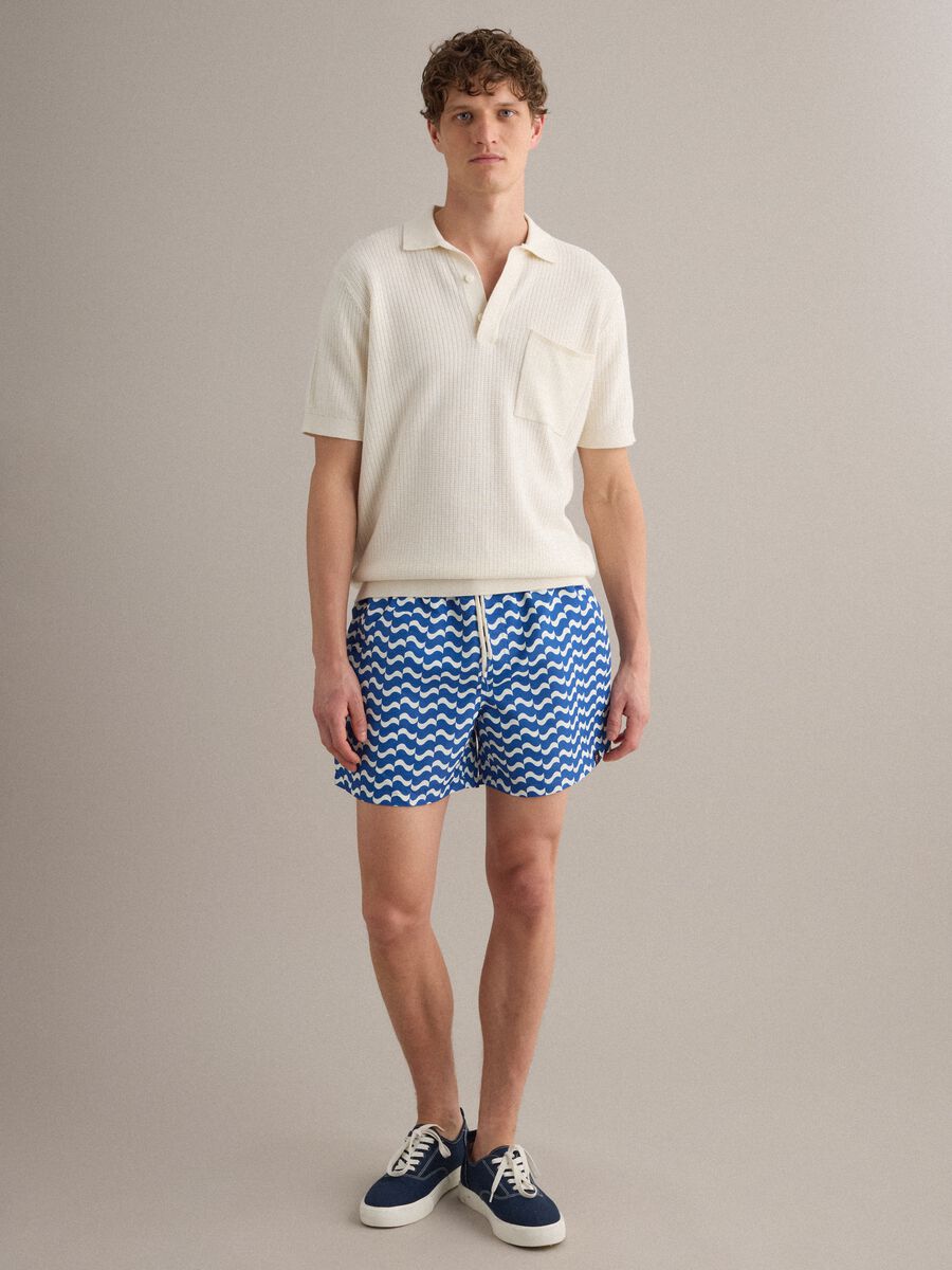 Boxer mare blu con fantasia ondulata_1