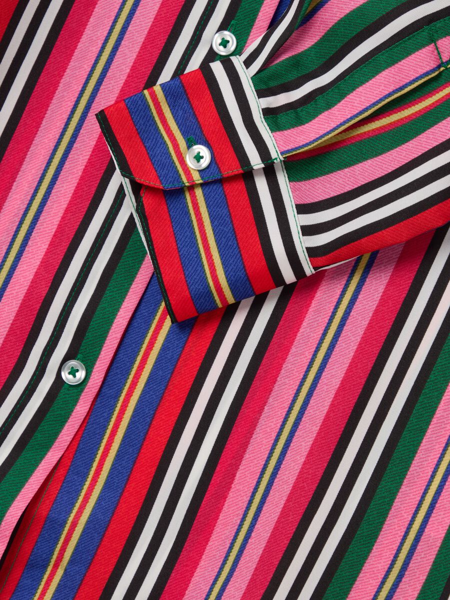 Fluid shirt with multicoloured stripes_5