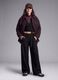 Black wide-leg stretch trousers ALTAVIA STUDIO_0