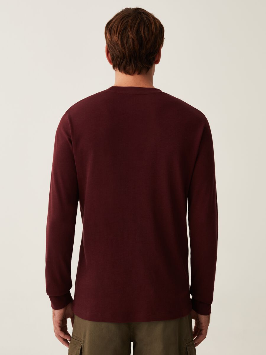 T-shirt a maniche lunghe scollo rotondo_2