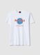 White pure cotton regular-fit T-shirt with Hard Rock Cafe print_0