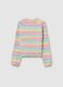 Pullover with multicoloured stripes_4