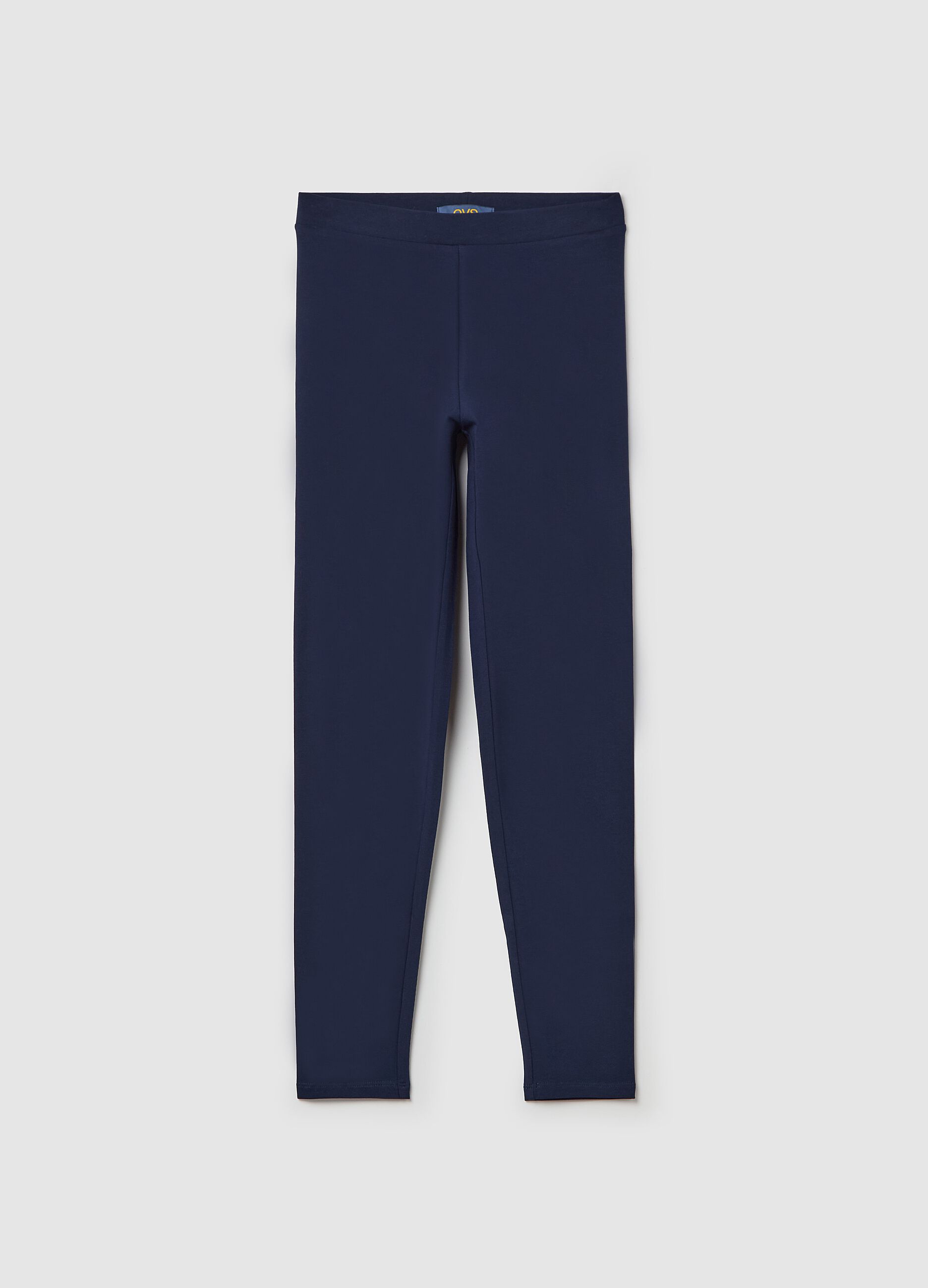 Essential leggings in stretch cotton