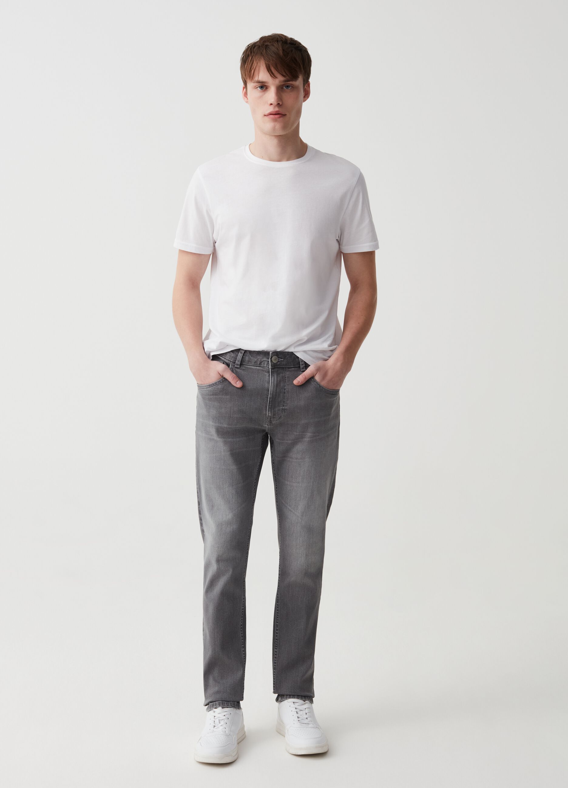 Ovs Jeans skinny fit stretch cinque tasche