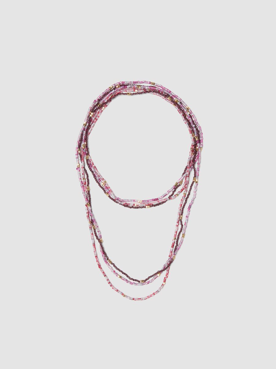 Multicolour beaded necklace_0