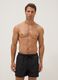 Black swim shorts with elasticated waistband_0