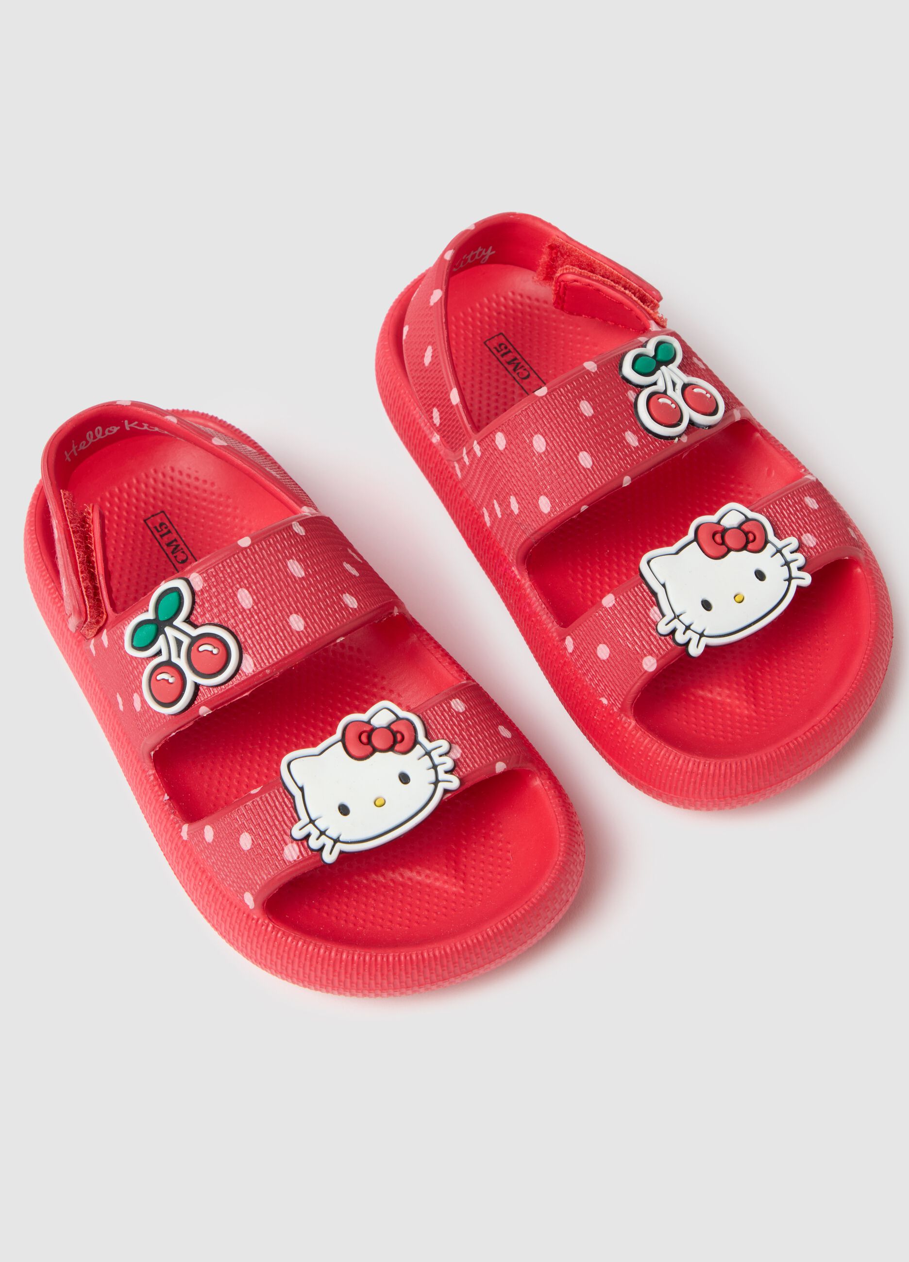 Red Hello Kitty Baby Sandals