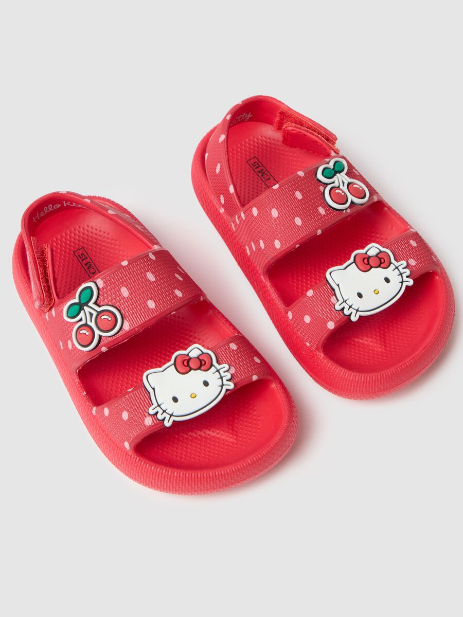 Red Hello Kitty Baby Sandals_1