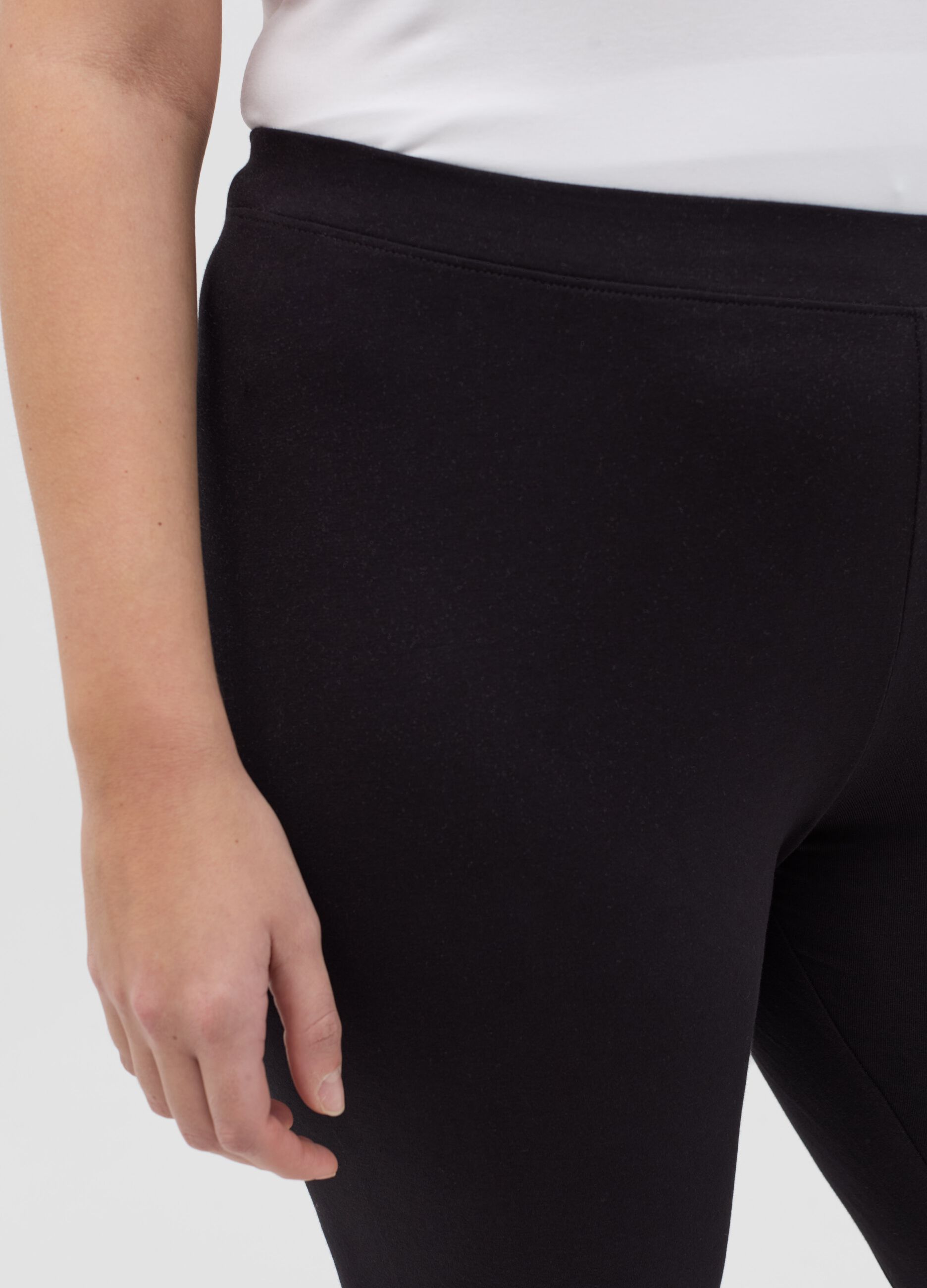 Curvy flare-fit stretch leggings