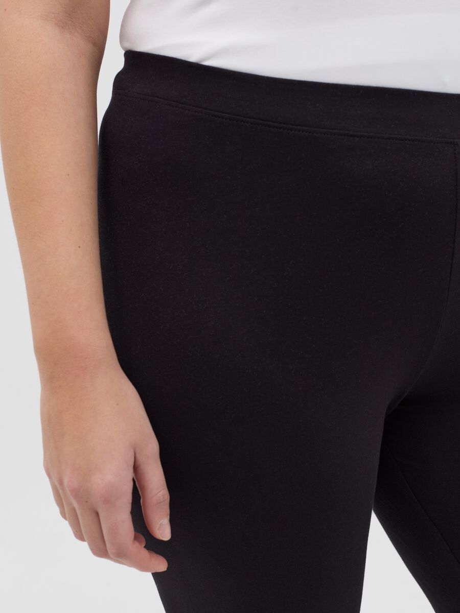 Curvy flare-fit stretch leggings_2