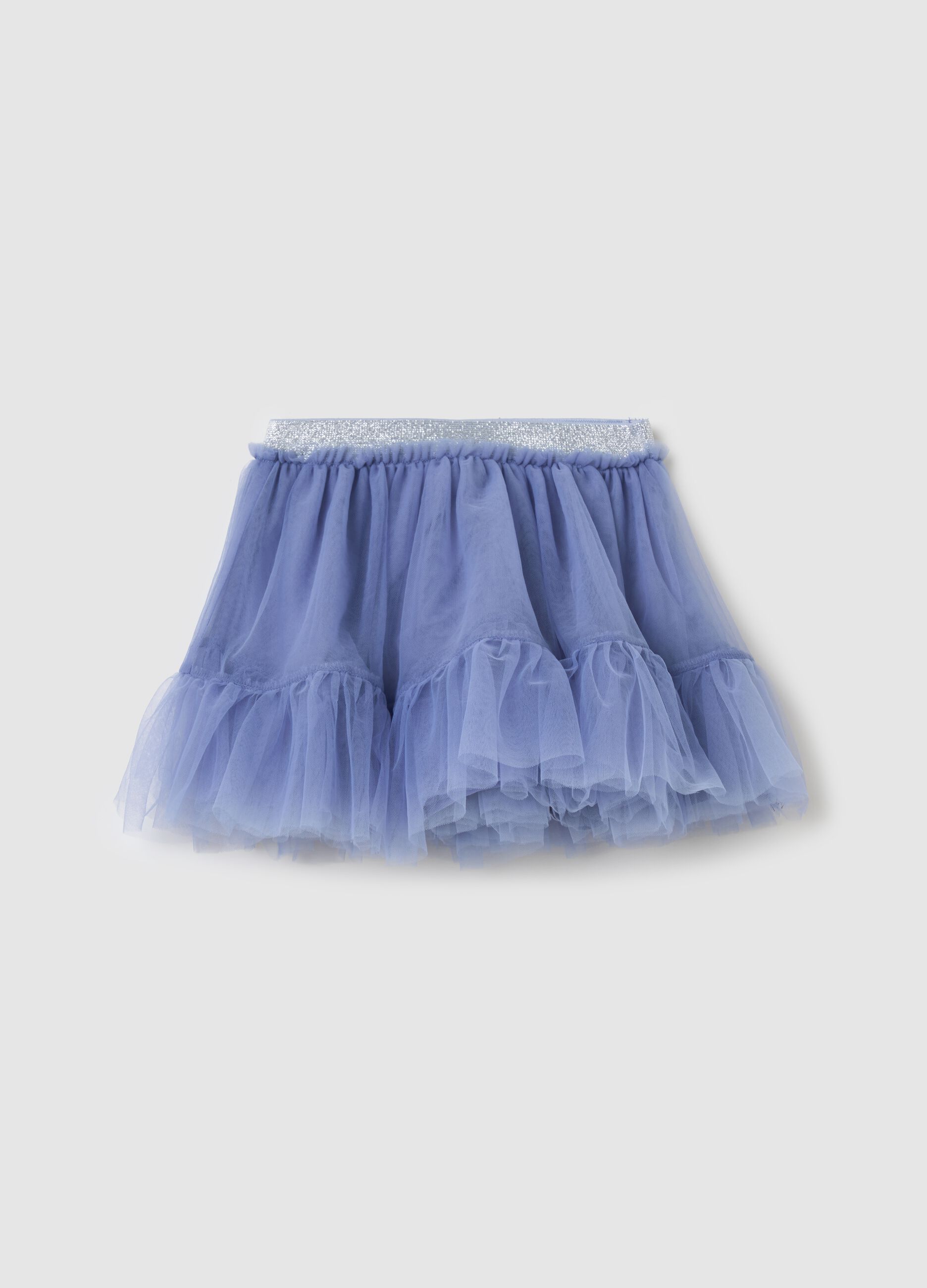 Gonna in tulle con lurex