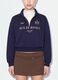 Blue half‑zip cotton‑blend sweatshirt with front lettering, regular fit_2