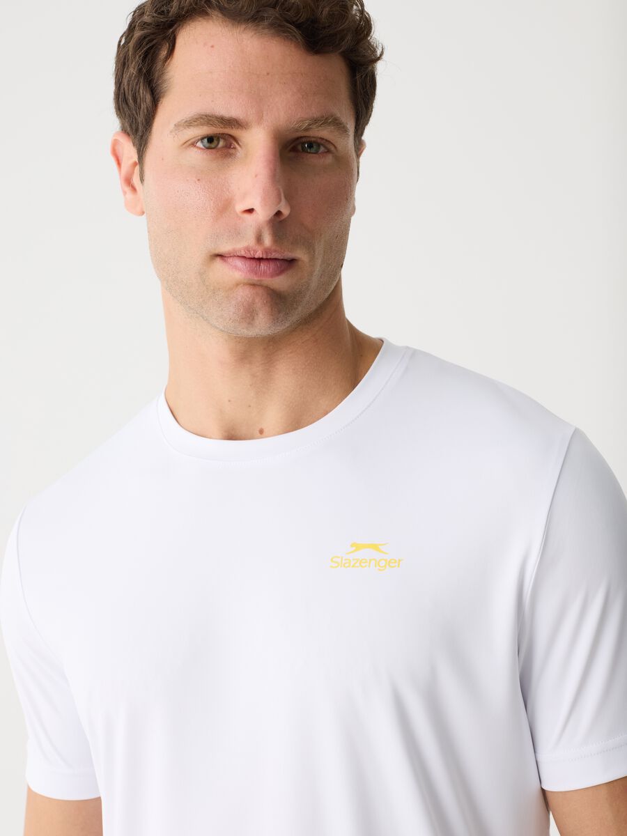 SLAZENGER T-shirt in technical fabric with logo_1