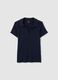 Women's pure cotton blue polo_4