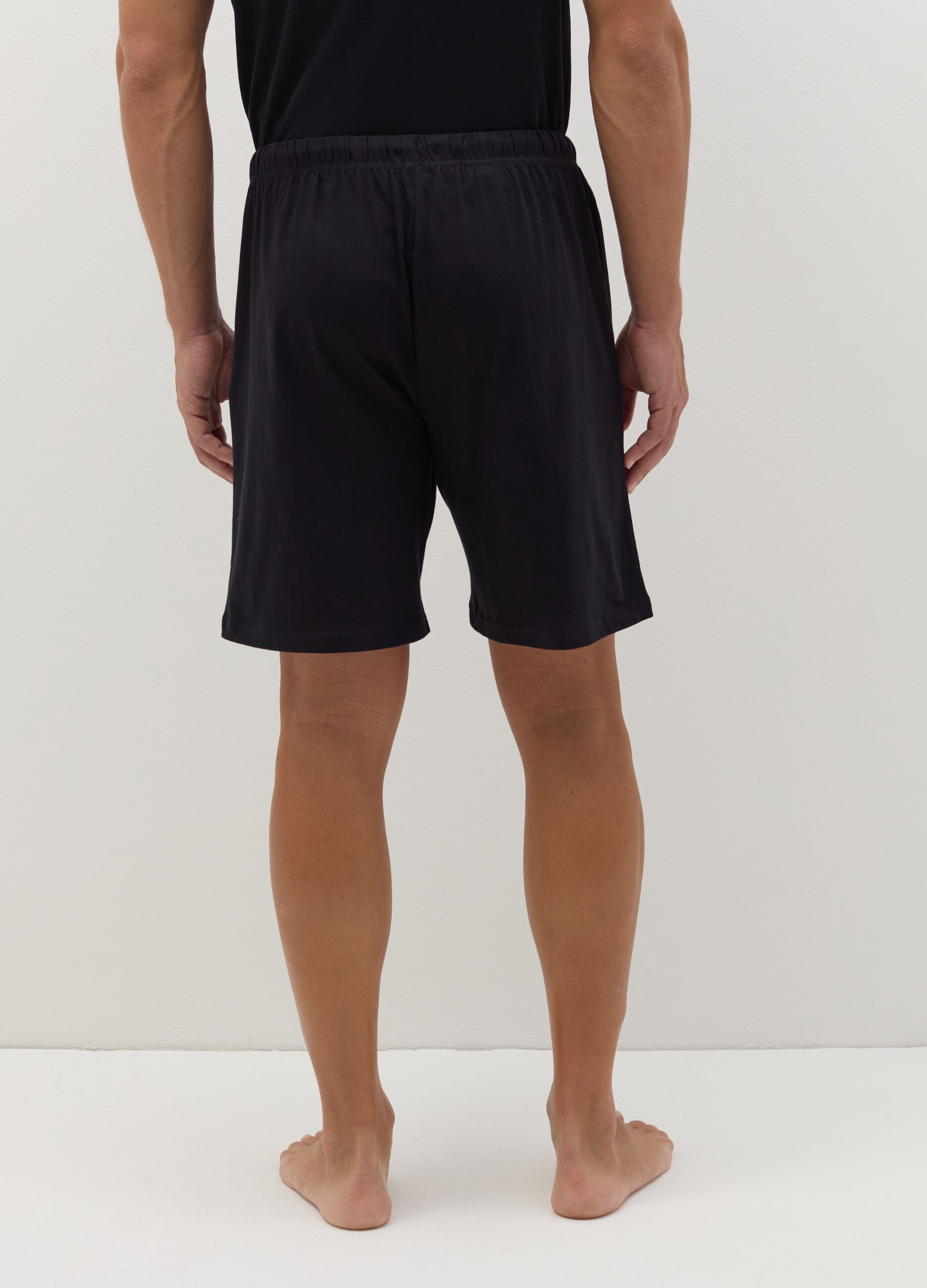 Two-pack pyjama shorts with drawstring