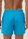 Blue swim shorts with elasticated waist and drawstring_2
